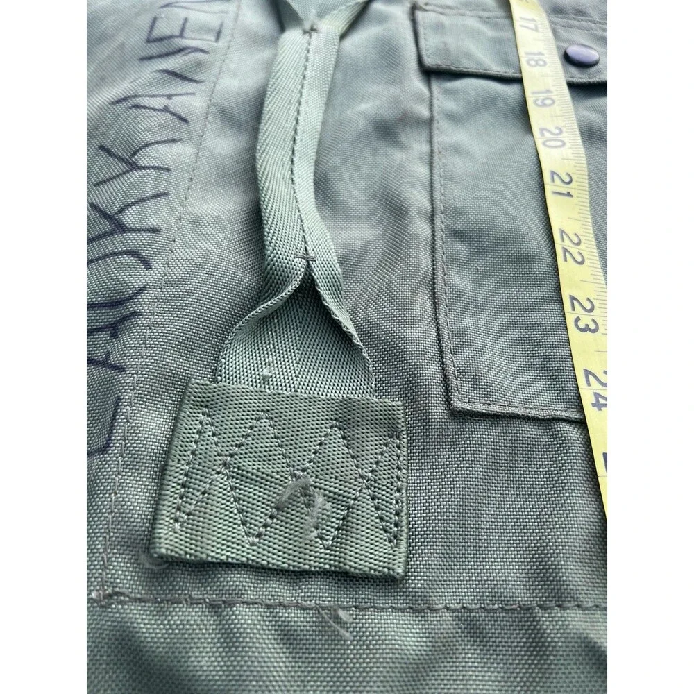 1990s US Military OD Green Sea Bag Backpack Duffel Camping Travel Surplus GI